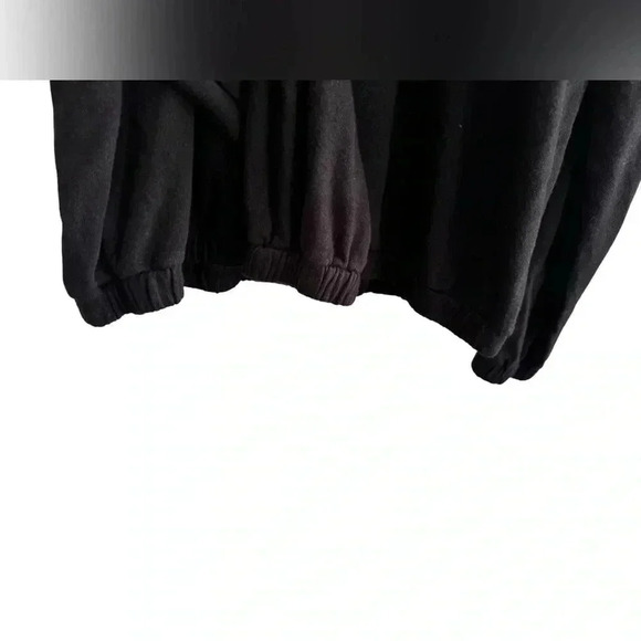 Evereve Sundry Funnel Neck Pullover Sundry L Black Soft Cozy - Picture 5 of 11